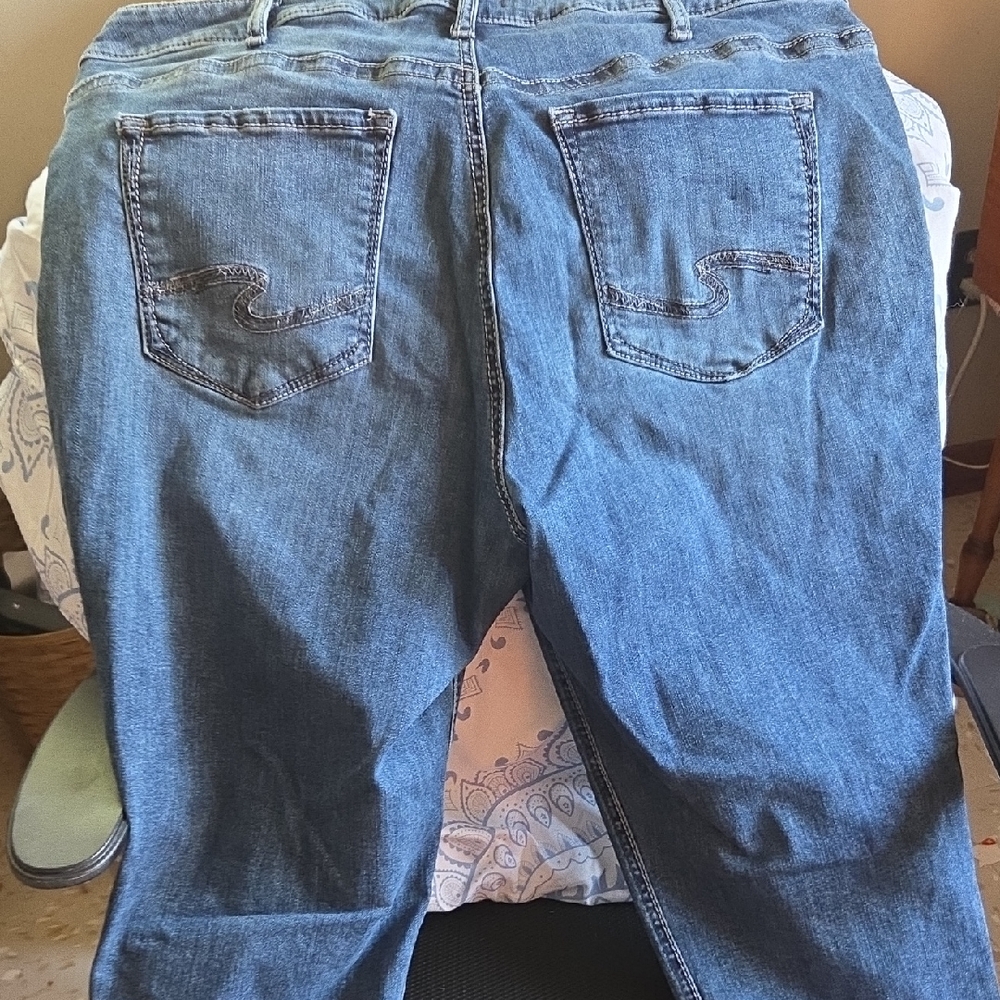 Silver Jeans Women's Relaxed Fit in Blue
